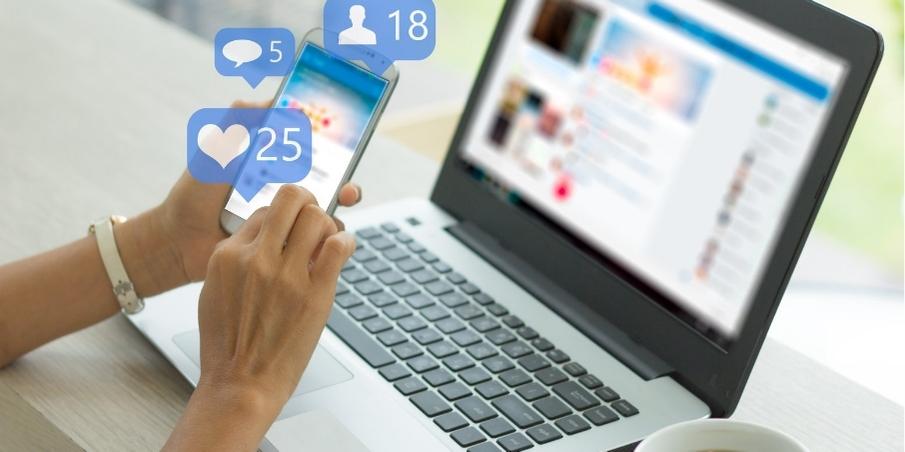 The presence of Social Media in e-learning