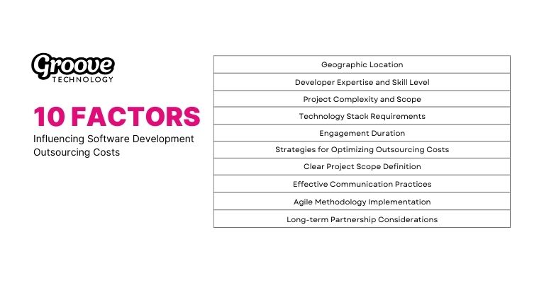 10 Factors Affecting to Outsource Software Development Costs