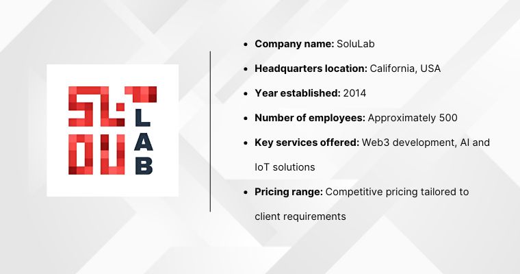 SoluLab provide cutting-edge Web3 and IoT solutions for Australian technology sector