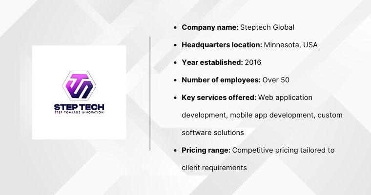 Steptech Global serving Australian market with specialized web solutions