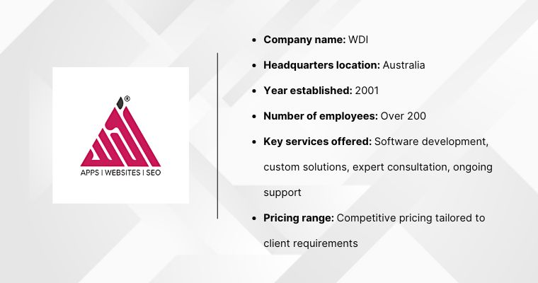 WDI offering comprehensive IT solutions since 2001