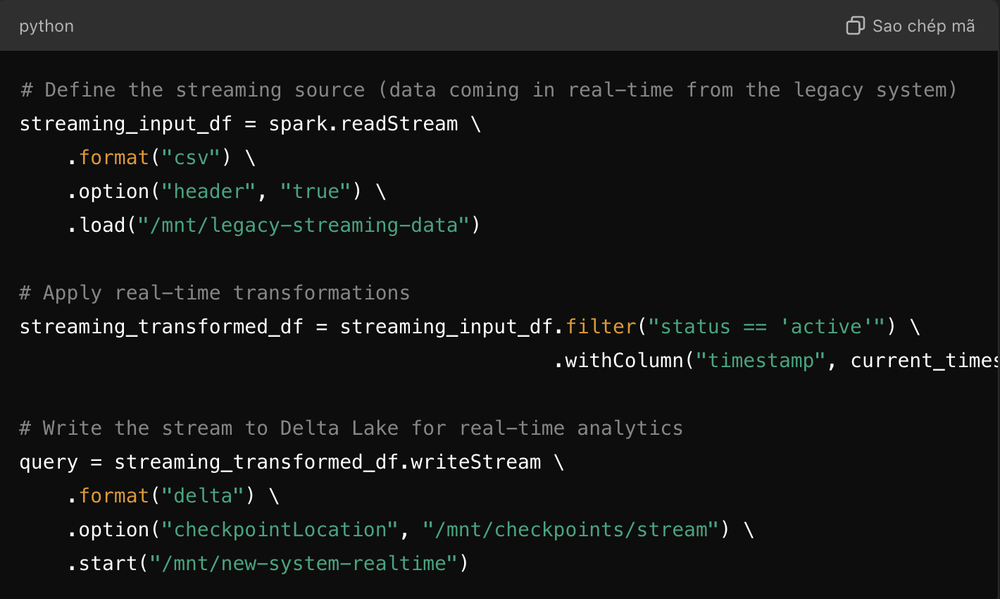 Daniel Nguyen Set up streaming process