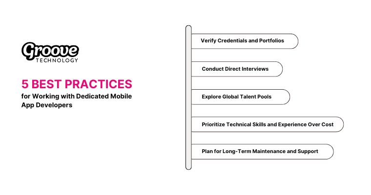 5 Practices for Working with Dedicated Mobile App Developers