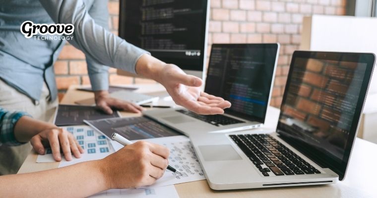 To evaluate an outsourced software development team, assess their portfolio, communication skills and understanding of your business needs