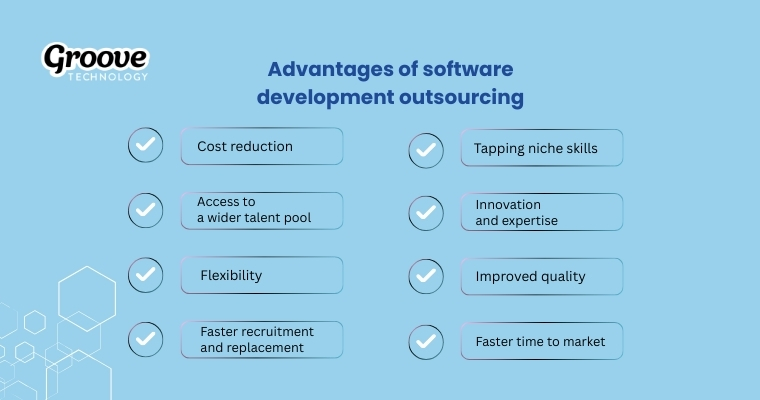 Outsourcing software development offers companies cost savings, flexibility, and access to global expertise
