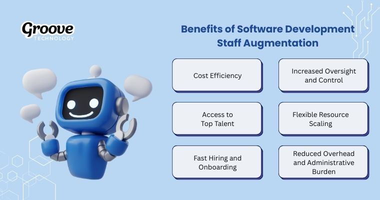 Staff augmentation offers flexible, cost-efficient access to top global tech talent with fast onboarding and minimal overhead
